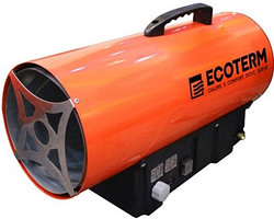 Пушка газовая тепловая прямого нагрева Ecoterm GHD-30T переносная, 30 кВт, 650 м3/ч, 0,7 бар, 6,5 кг