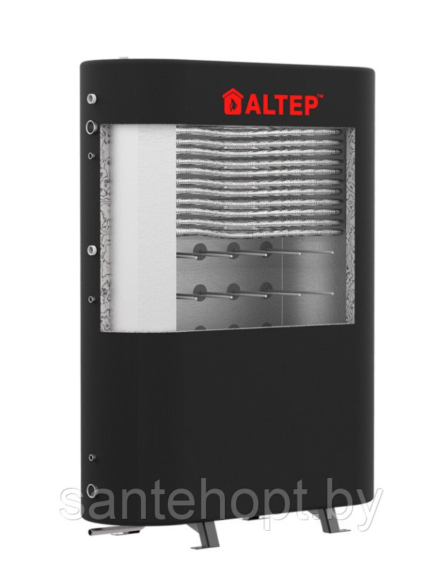 Плоская буферная емкость Altep ТАП1 1000,один теплообменник, с теплоизоляцией