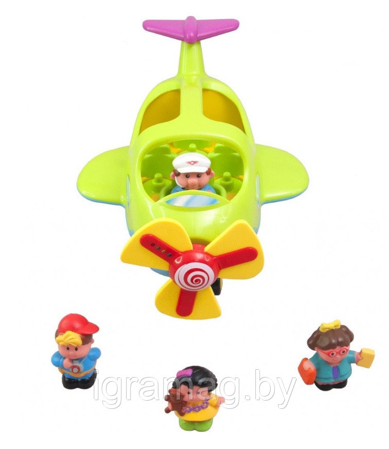 Развивающая игрушка Самолет путешественник со светящимся пропеллером - фото 4 - id-p137618362
