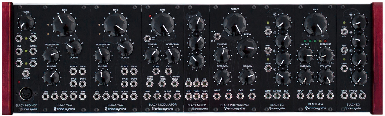 Модульный синтезатор Erica Synths Black Polivoks System