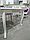 Стол обеденный раздвижной Верона М45 МДФ жемчуг, фото 7
