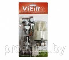 Комплект для подключения радиаторов с термоголовой VIEIR 1/2 осевой VR340 - фото 1 - id-p137657933