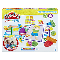 Набор для лепки Play-Doh Текстуры и инструменты
