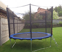 Батут Funfit (фанфит) 10FT (3,12 м.) с защитной сеткой и лестницей