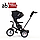 Детский трехколесный велосипед с поворотным сиденьем Baby Trike Luxury (черный), фото 4