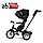 Детский трехколесный велосипед с поворотным сиденьем Baby Trike Luxury (черный), фото 5