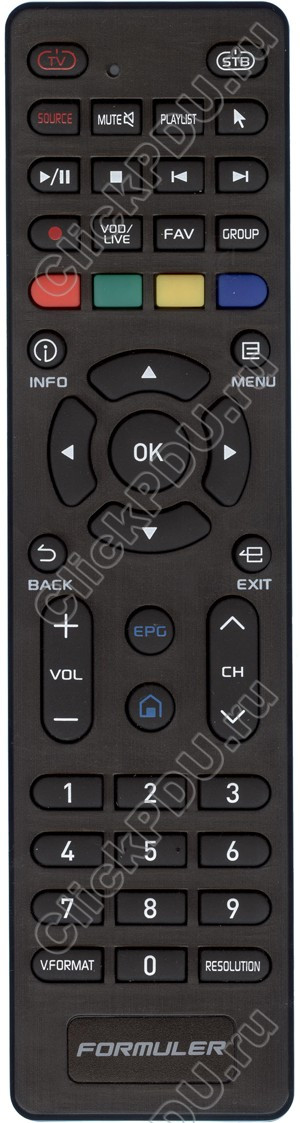 Пульт для Formuler Z Plus IPTV Android 4K ic Delly SAT - фото 1 - id-p137683607