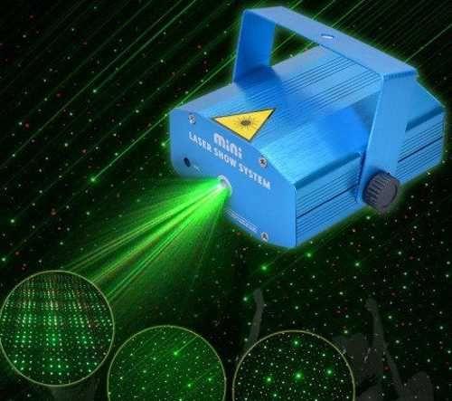 Лазерный проектор Mini Laser Stage Lighting - фото 4 - id-p137684649