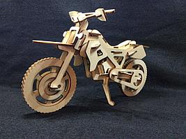 Деревянный конструктор Мотоцикл кроссовый