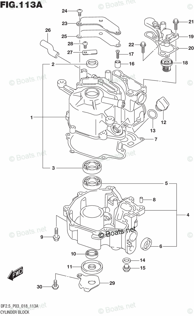 ПРОКЛАДКА КАРТЕРА 11351-97JL0 SUZUKI DF 2.5 Оригинал - фото 2 - id-p137703111