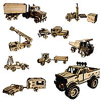 Набор деревянного конструктора Транспорт и техника