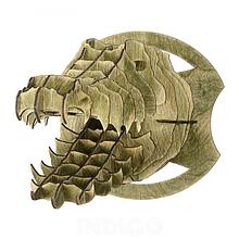 Деревянный конструктор Голова крокодила