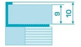 Профиль L-образный окантовочный для плитки ПК 01-12 алюминий без покрытия до 12,5мм длина 2700мм - фото 3 - id-p137704704