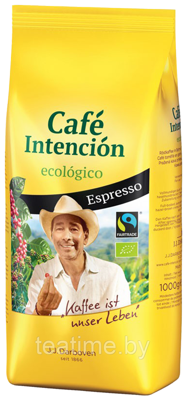 Кофе зерновой Café Intencion Ecologico Espresso 1кг - фото 1 - id-p137715036
