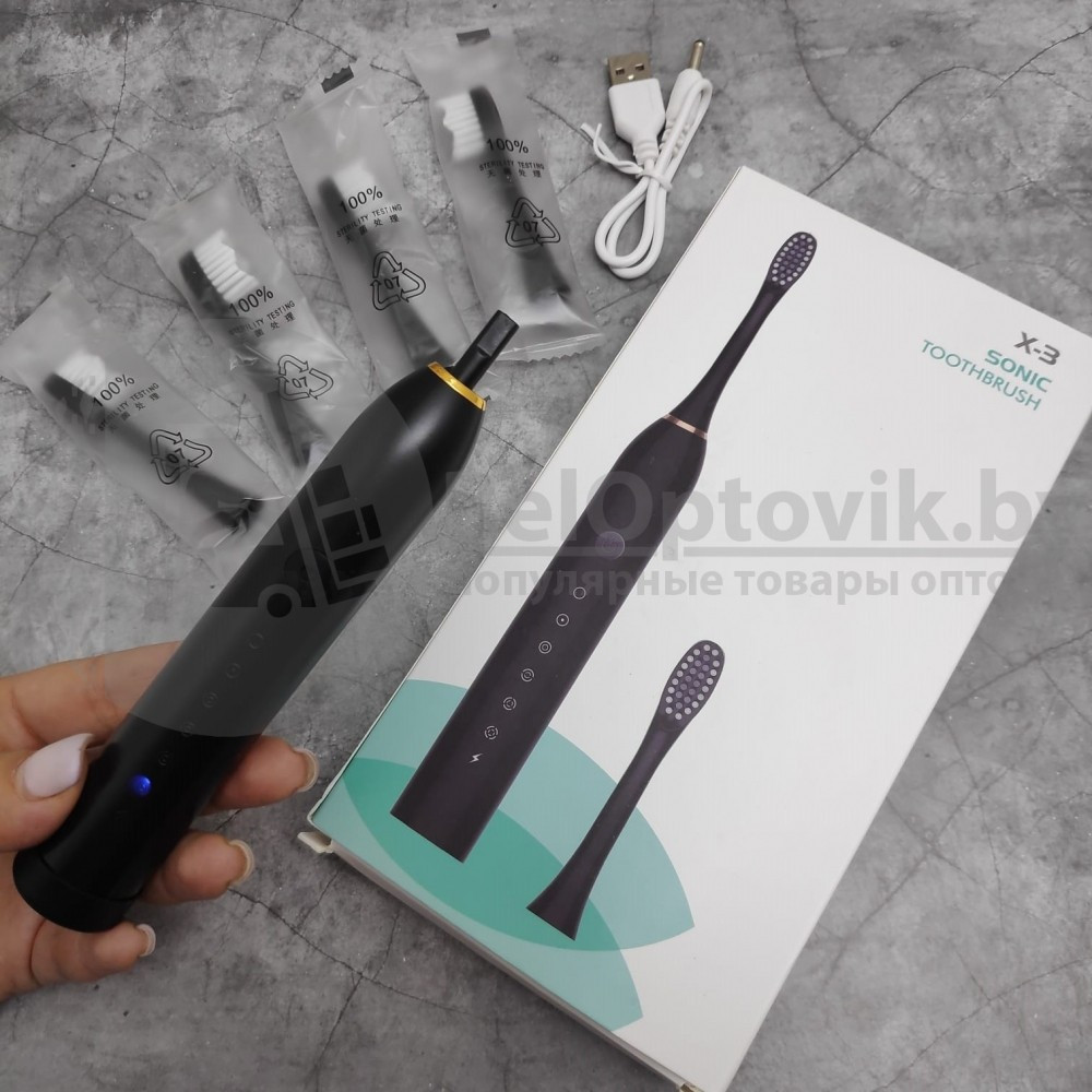 Электрическая зубная щётка Sonic toothbrush USB - фото 6 - id-p137715154