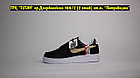 Кроссовки Nike Air Force 1 WORLD Black White, фото 2