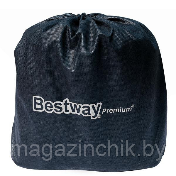 Надувная двуспальная кровать Bestway 67403 163*203*48 см со встроенным элекронасосом и подголовником - фото 3 - id-p10514044