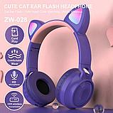 Беспроводные детские наушники Wireless Headphones Cat Ear ZW-028, фото 3