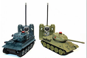 Радиоуправляемый танковый бой Abtoys Т34 и Tiger 1:32, фото 2