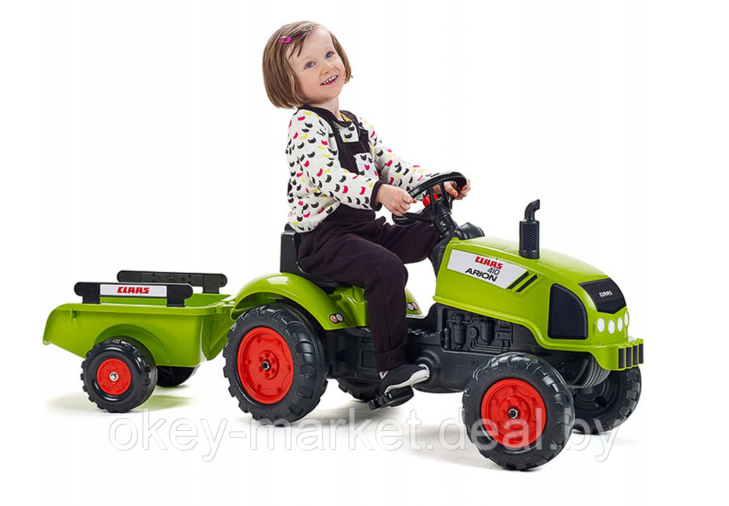 Детский педальный трактор Falk с прицепом Class ARION 2041C - фото 4 - id-p137751102