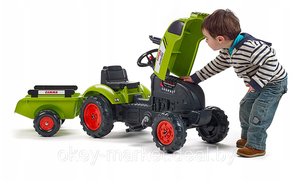 Детский педальный трактор Falk с прицепом Class ARION 2041C - фото 6 - id-p137751102