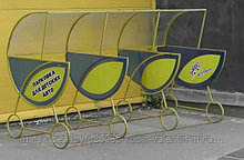 Парковка для детских колясок на три места
