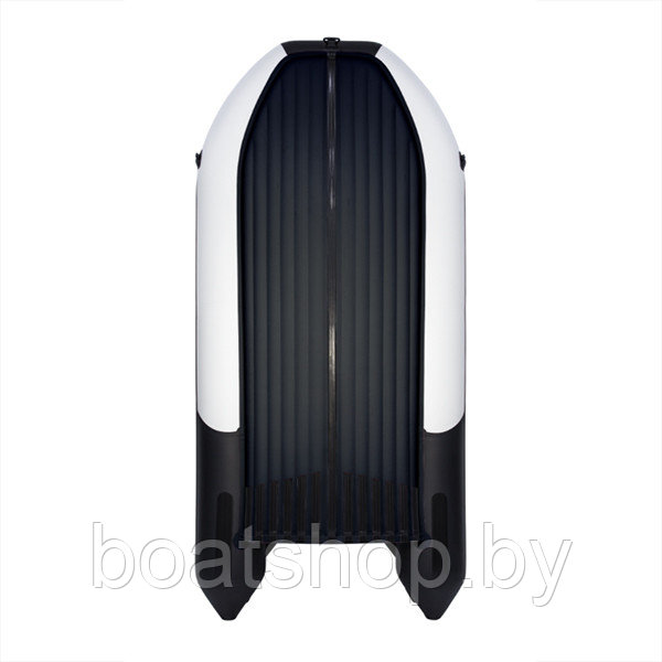 Лодка Ривьера 4300 Килевое надувное дно "Комби" светло-серый/черный - фото 4 - id-p137754383