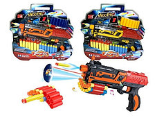 Бластер Super Gun (Супер Ган) XH-021, аналог Нерфа, 14 патронов, стреляет мягкими патронами, фото 3