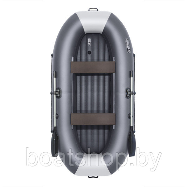 Лодка ПВХ Таймень LX 290 НД графит/светло-серый