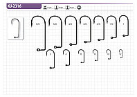 РЫБОЛОВНЫЕ ДЖИГ КРЮЧКИ Fishmaster KJ-2316 (N)