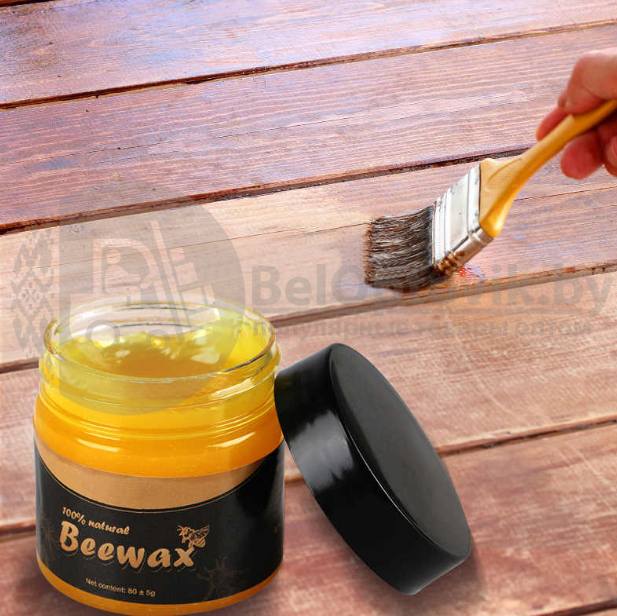 Полироль для деревянной мебели (древесины) Beewax на пчелином воске, 80 гр. - фото 2 - id-p137769118