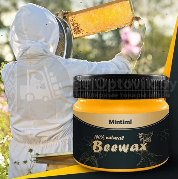 Полироль для деревянной мебели (древесины) Beewax на пчелином воске, 80 гр. - фото 4 - id-p137769118