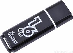 USB Flash 16GB SmartBuy Glossy, черный