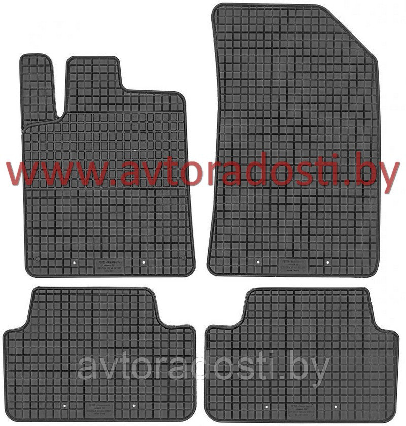 Коврики резиновые для Citroen C5 I (2001-2008) / Ситроен С5 [25210] (Petex)