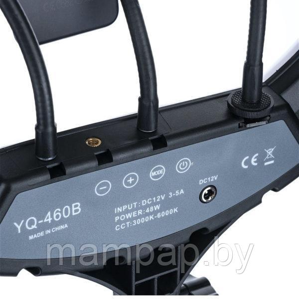 YQ-460B кольцевая лампа 45 см. + 3 держателя для телефона + штатив 2,1 м. - фото 2 - id-p137780982