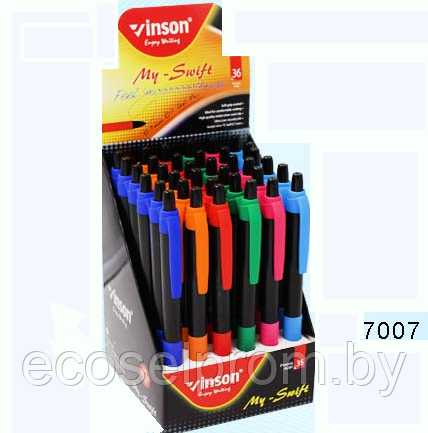 Автоматическая шариковая ручка с чернилами на масляной основе: "VINSON EASY - фото 2 - id-p137783171