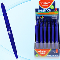 Автоматическая шариковая ручка с чернилами на масляной основе: "VINSON elegance"; синий  корпус с покрытием, фото 1