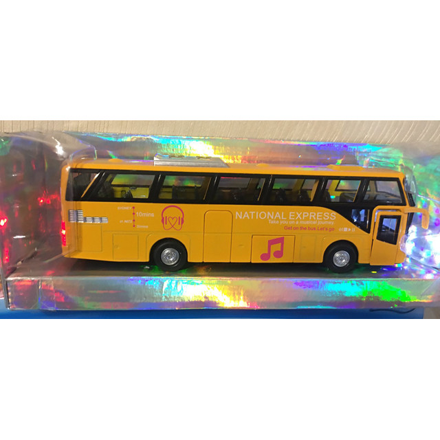 Металлический Автобус Туристический (свет, звук) 672 - фото 3 - id-p137783235