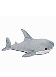 Мягкая игрушка Акула 100 см Нежно-серая, фото 3