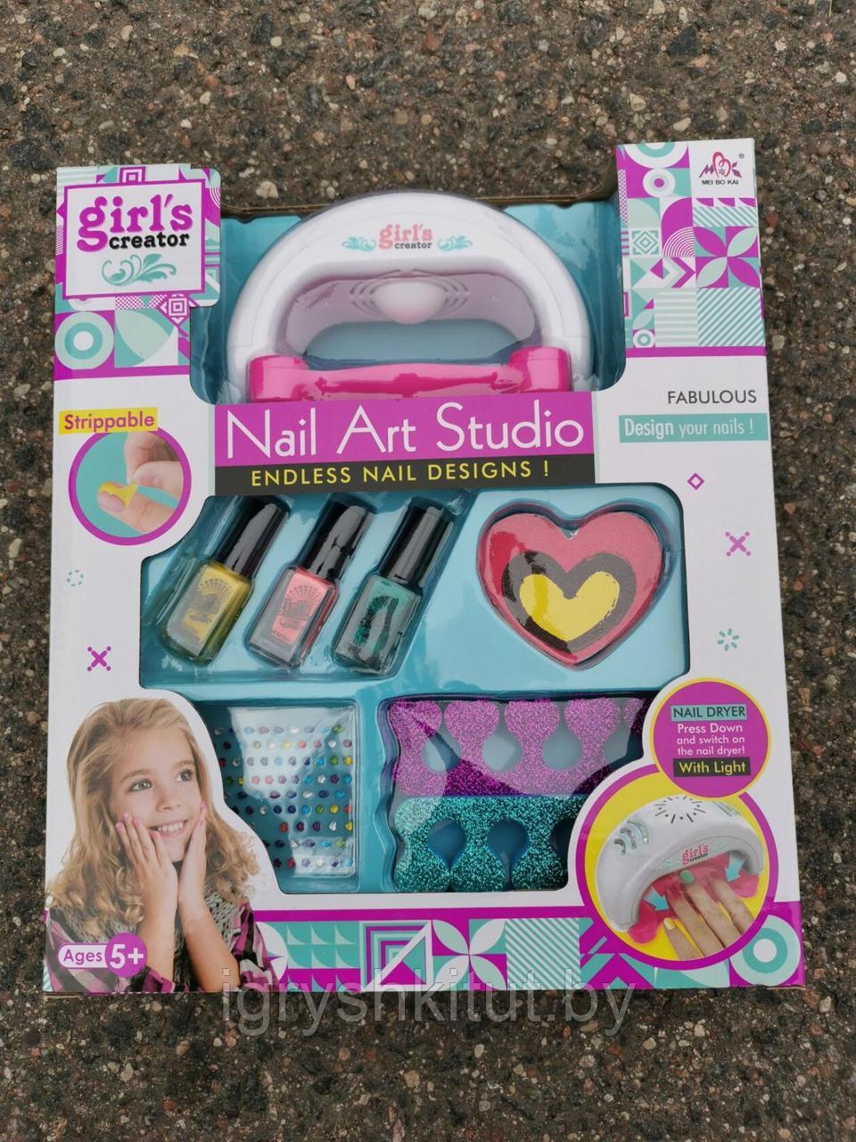 Детский маникюрный набор "Nail Glam Salon" для стайлинга ногтей арт.MBK-368 - фото 1 - id-p137792798