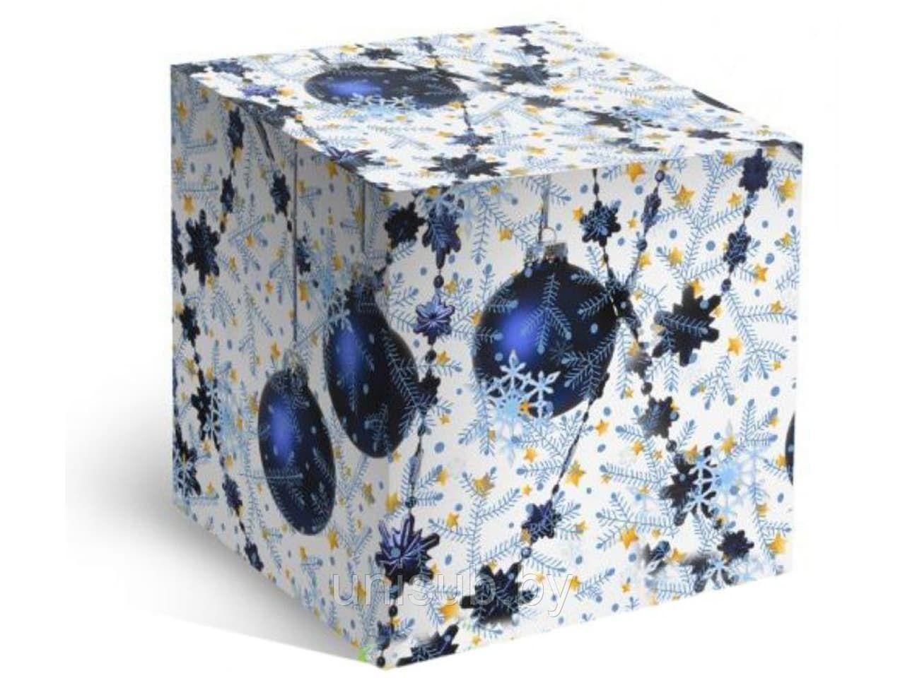 Коробка для кружки "Синие шары" - фото 1 - id-p137315095
