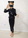Детский карнавальный костюм Женщина кошка Суперкошка (размеры 28-36) маскарадный новогодний костюм для девочки, фото 2
