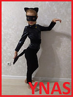 Детский карнавальный костюм Женщина кошка Суперкошка (размеры 28-36) маскарадный новогодний костюм для девочки