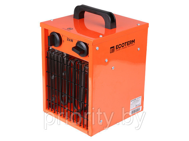 Нагреватель воздуха электр. Ecoterm EHC-02/1E (кубик, 2 кВт, 220 В, термостат) - фото 1 - id-p137807657