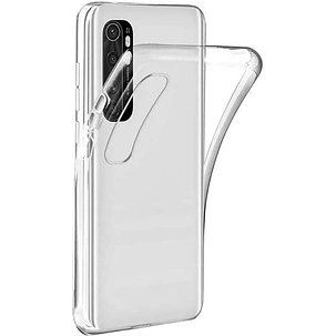 Силиконовый чехол для Xiaomi Mi 10 Lite Lux, прозрачный, фото 2