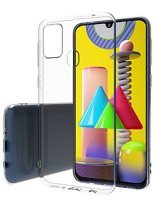 Силиконовый чехол для Samsung Galaxy M31 Experts Lux, прозрачный, фото 2