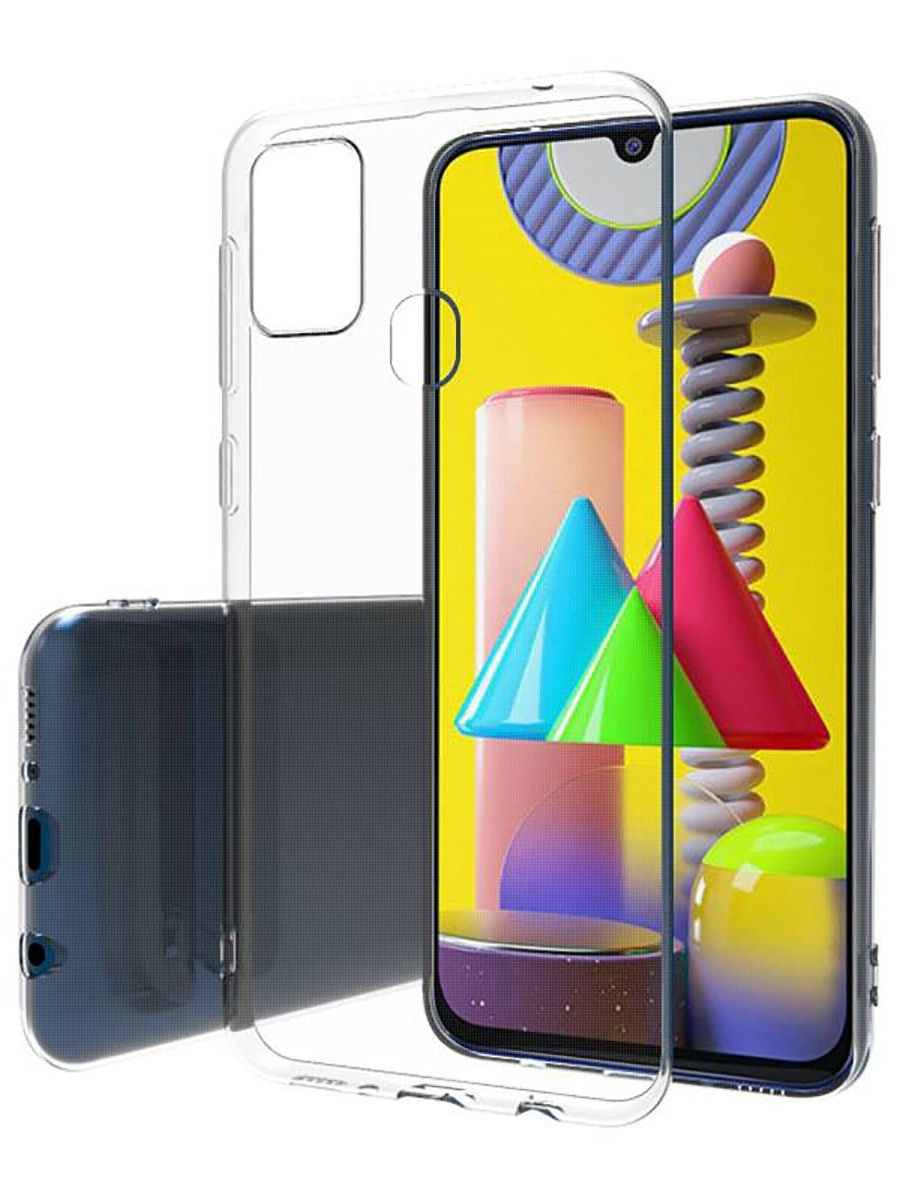 Силиконовый чехол для Samsung Galaxy M31 Lux, прозрачный - фото 1 - id-p95787012