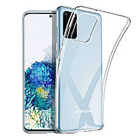 Силиконовый чехол для Samsung Galaxy M01 Lux, прозрачный