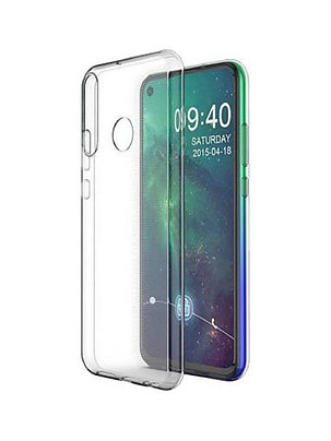 Силиконовый чехол для Huawei Honor 9C Lux, прозрачный, фото 2