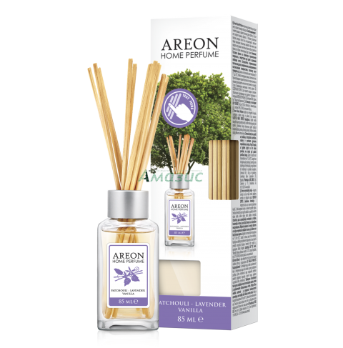 Ароматизаторы воздуха AREON HOME PERFUME STICKS PATCHOULI LAVENDER VANILLA 85мл